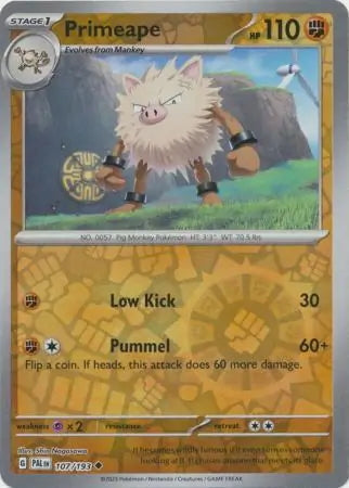 Paldea Evolved Primeape #107/193 reverse holo